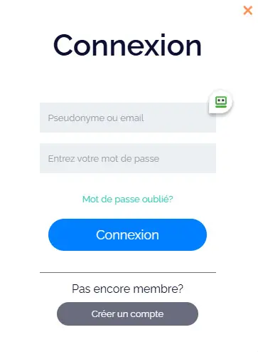 Accesso dei membri del 20Bets Casino